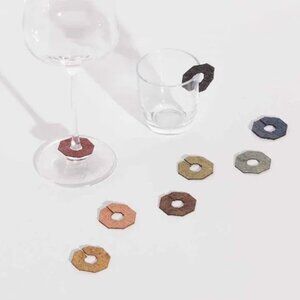 NEW Aiya ayiA eco-friendly NEGEV glass identifiers, set of 8